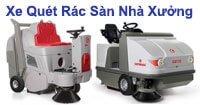 Xe quét rác sàn nhà xưởng